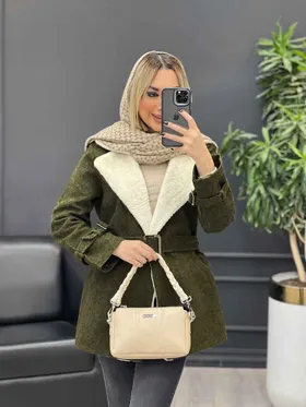 پالتو فوتر یقه خز