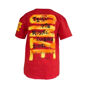 تیشرت آستین کوتاه پسرانه مدل پشت چاپ طرح فشن کد 1275