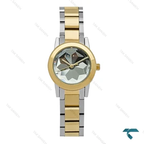 ساعت مچی زنانه اسپریت دورنگ طلایی صفحه طوسی Esprit-8215-L