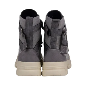 نیم بوت زنانه کمربندی طوسی کد 521