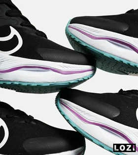 کفش کتانی مردانه و زنانه مشکی سفید NIKE zoom x smiley