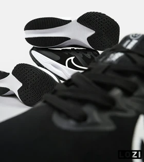 کفش کتانی مردانه و زنانه مشکی سفید مدل 4602 NIKE zoom x smile
