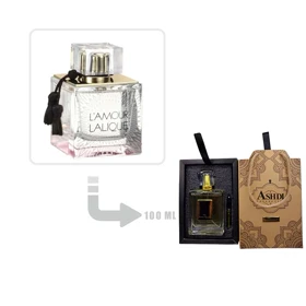عطر ادکلن لالیک لامور زنانه 100 میل اشدی Lalique L’Amour for Woman Ashdi 100ml