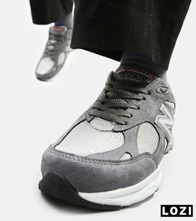 کفش کتانی طوسی NEW BALANCE 990