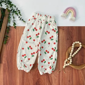 بلوز شلوار تل نوزادی مدل آلبالو