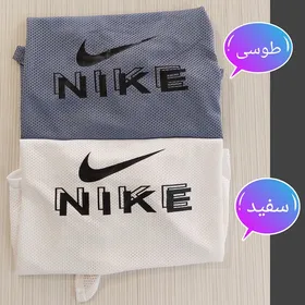 تیشرت کراپ زنانه گره‌ای تور نایک