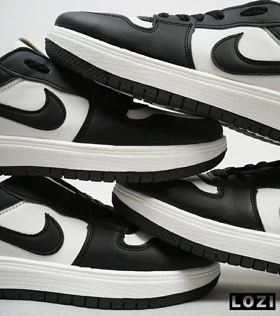 کفش کتانی مردانه سفید مشکی نایک NIKE SB