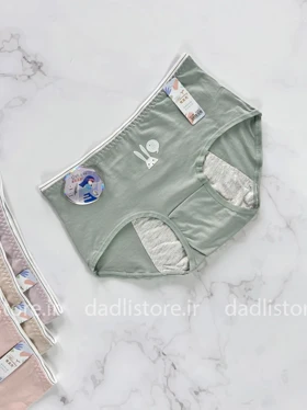 شورتکس قاعدگی نخی طرح خرگوشی