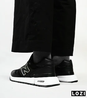 کفش کتانی مردانه و زنانه مشکی سفید NEW BALANCE 1300