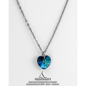 گردنبند قلب زنانه Blue Heart Necklace