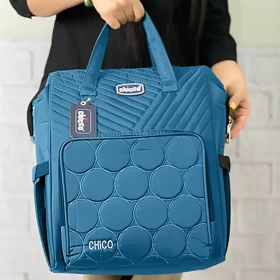 ساک لوازم کودک و نوزاد چیکو مدل POLKA (آبی)