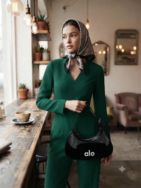 خرید کیف زنانه کشکولی شیشه ای کد 10071 گالری روژانو