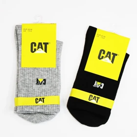 جوراب مردانه ساق‌دار CAT مشکی