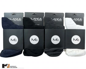 جوراب نیم ساق مردانه ملانژ کد 2007480