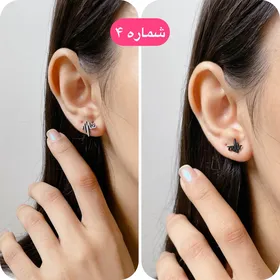 گوشواره میخی استیل