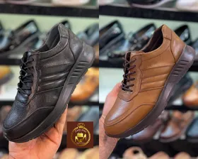 کفش کتانی چرم و طبی مردانه
