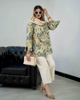 کت ژاکارد مغزی دوزی مزونی انگور