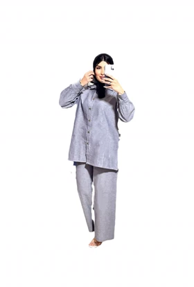 ست مانتو و شلوار زنانه کد 4030173