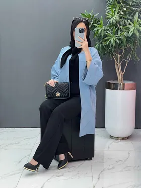 مانتو مازراتی بلند لوزی دوزی