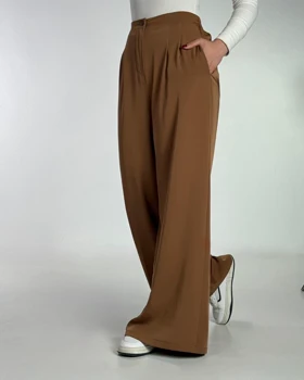 شلوار فول بگ کرپ  کد 200284