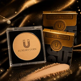 پنکیک فشرده و مخملی لاکچری کوین (Luxury Coin Compact Powder)