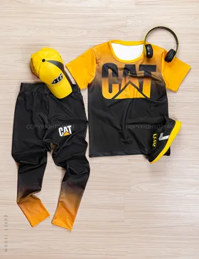ست تیشرت و شلوار زنانه Cat