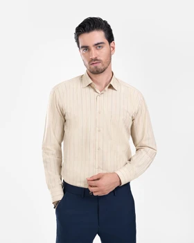 ام کی کالکشن پیراهن آستین بلند mk-26370-cream