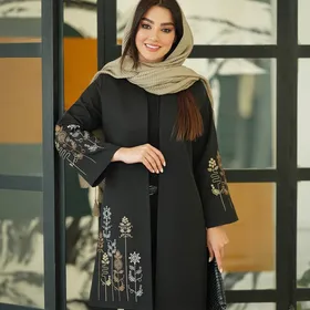 مانتو زنانه مزونی مدل هاله( کالکشن عیدانه 1404)