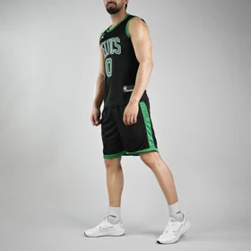 ست رکابی و شلوارک ورزشی سلتیکس مدل Dri Fit-17919 مشکی