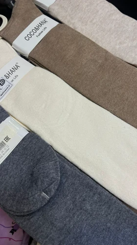 جوراب بلند ساده coco