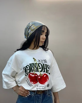 تیشرت باکسی گیلاس میلی