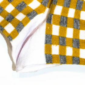 جوراب نیم ساق طرح چهارخونه