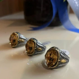 انگشتر استیل رنگ ثابت مردانه کد tw10020