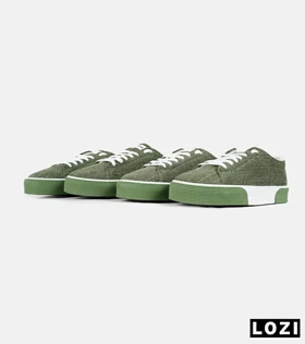 کفش کتانی مردانه سبز سفید PULL & BEAR