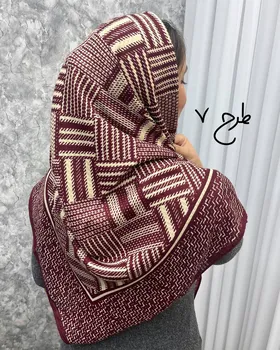 روسری نخی طرحدار 4004