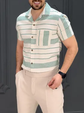 پیراهن 041307 PULL&BEAR سفید