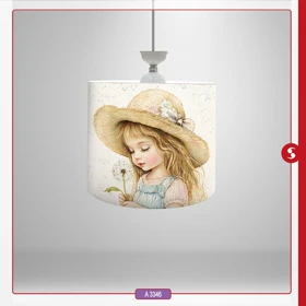 لوستر اتاق کودک برند مینوریا طرح دخترانه کد p-503