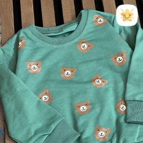 بلوز شلوار اسپرت (دختر و پسر) اقتصادی مدل خرسی کد 19 مناسب 2 تا 8 سال