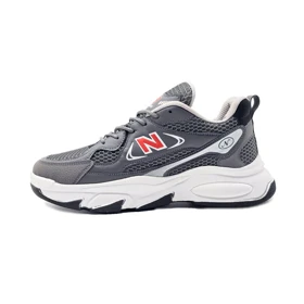 کفش و کتانی بزرگ پا و مردانه مدل نیوبالانس NEW BALANCE رنگ طوسی