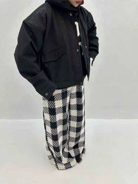 کت یقه پانچی