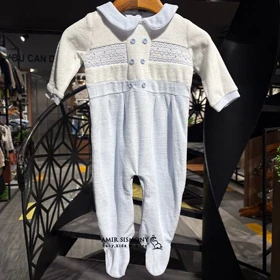 سرهمی مخمل یقه دار 6 دکمه