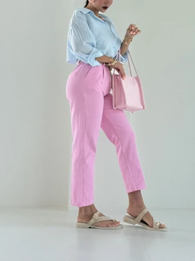 شلوار کمربند کنفی