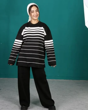 ست بافت راه راه تراکمی معکوس