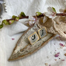 گوشواره سرامیکی زن