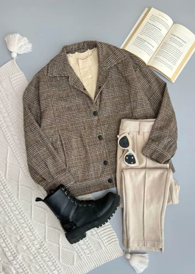 کت پشمی جیب فیلتاب کد 3167