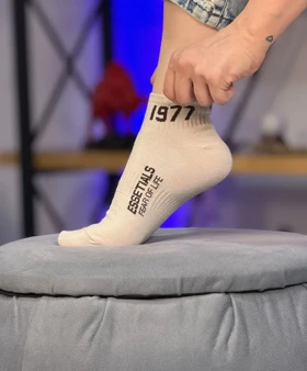 جوراب ساق کوتاه استنس مدل 1977 رنگ کرم STANCE Essentials