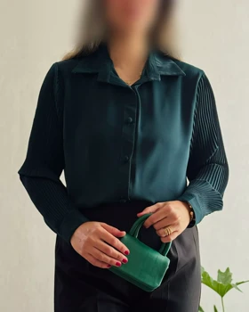 شومیز مجلسی آستین پلیسه