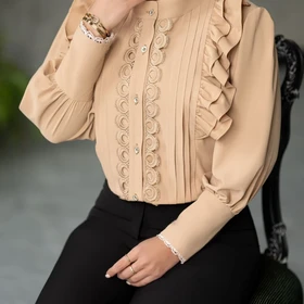 شومیز مجلسی عیدانه مدل کیژان کد 1540