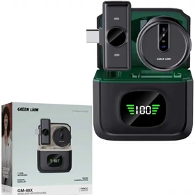 میکروفون یقه ای بی سیم گرین لاین Green Lion GN88XMICTCBK GM-88X