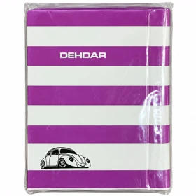 دفتر یادداشت دهدار Dehdar سایز 1/12 جلد رنگی (بنفش سفید)